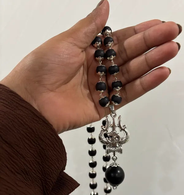Om Shiva Trishool Karungali Mala
