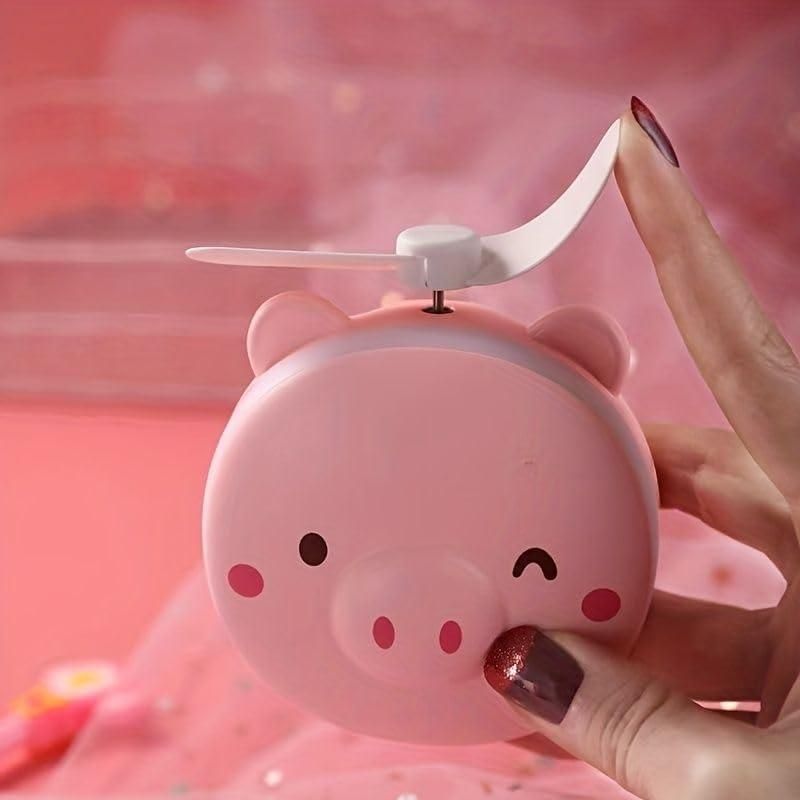 Piggy Glow Pocket Fan
