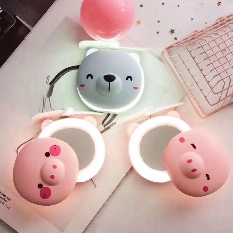 Piggy Glow Pocket Fan